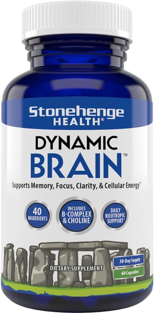 Stonehenge Dynamic Brain Supplement with BacoMind – 60 Capsules