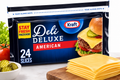 Kraft Deli Deluxe American Cheese Slices, 16 oz, 24 Slices, Pack of 3