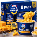 Kraft Deluxe Mac & Cheese Cups, Original, 2.39 oz, 8 Cups, Pack of 3