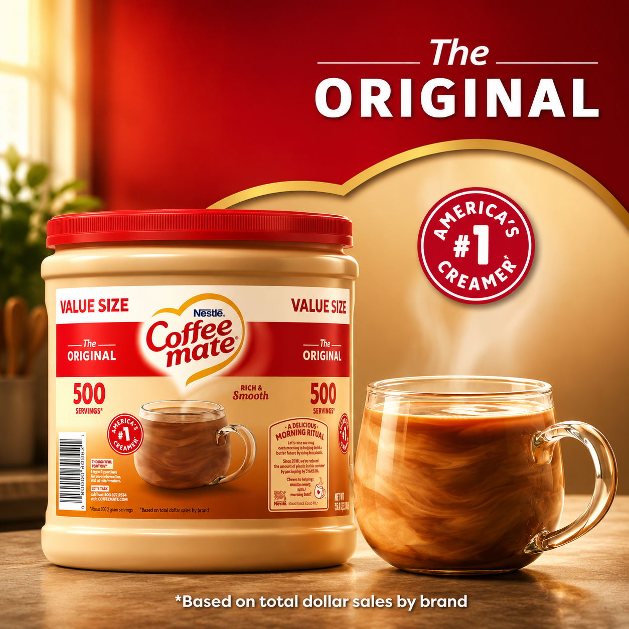 Coffee mate Original Powder Coffee Creamer, 35.3 oz, Pack of 3