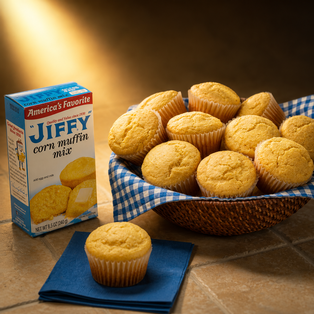 JIFFY Corn Muffin Mix, 8.5 oz, 12 Boxes per Pack, 3 Packs Total (36 Boxes)