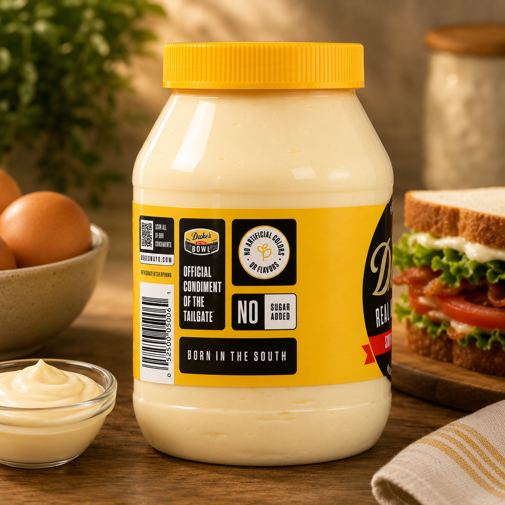 Duke's® Real Mayonnaise, 48 oz Jar, Smooth & Creamy Mayo, 3-Pack