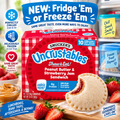 Smucker’s Uncrustables Peanut Butter & Strawberry Jam, 10 Count, 2 oz, 3-Pack