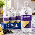 Clear American Blackberry Lemonade Sparkling Water, 1 Liter, 12-Pack, Box of 3