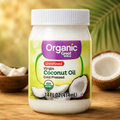 Great Value Organic Unrefined Virgin Coconut Oil, 14 fl oz, Pack of 3