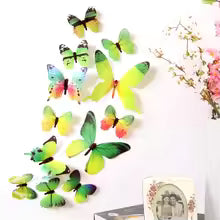 3D Butterfly Wall Stickers – 12Pc