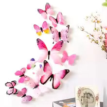 3D Butterfly Wall Stickers – 12Pc