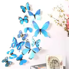 3D Butterfly Wall Stickers – 12Pc