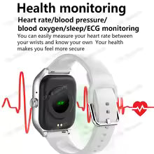 Men Women Smart Watch 2.01'' Waterproof Fitness Sport Watch Answer Call Sleep