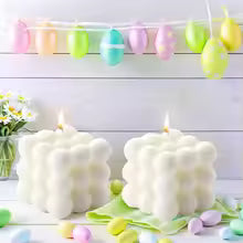 Vanilla Bubble Cube Candle
