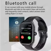 Men Women Smart Watch 2.01'' Waterproof Fitness Sport Watch Answer Call Sleep
