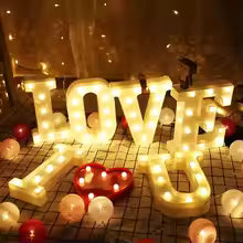 e: LED Alphabet Letter Night Light