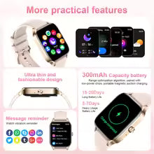 LIGE Fashion Smart Watch Women 1.85” HD Screen Custom Watch Face Women’s