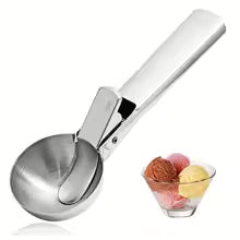 Stainless Steel Ice Cream & Fruit Scoop
