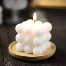 Vanilla Bubble Cube Candle
