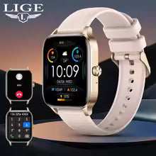 LIGE Fashion Smart Watch Women 1.85” HD Screen Custom Watch Face Women’s