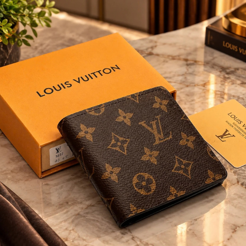 Louis Vuitton Multiple Wallet Monogram Brown Men's Wallet