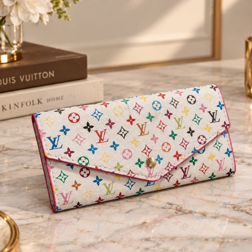 Louis Vuitton Portefeuille Sarah NM Long Wallet Monogram Multicolore M93532