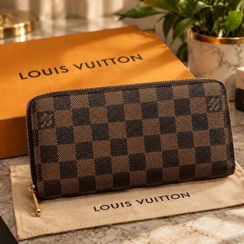 Louis Vuitton Clémence Wallet Monogram Canvas – Zip Around Long Wallet