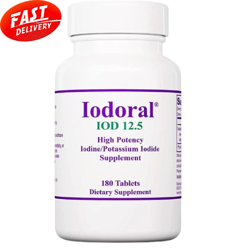 Optimox, Iodoral, 12.5 mg, 180 Tablets
