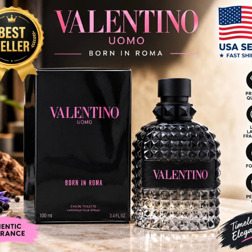 Valentino Uomo Born In Roma 3.4 oz EDT Spray for Men