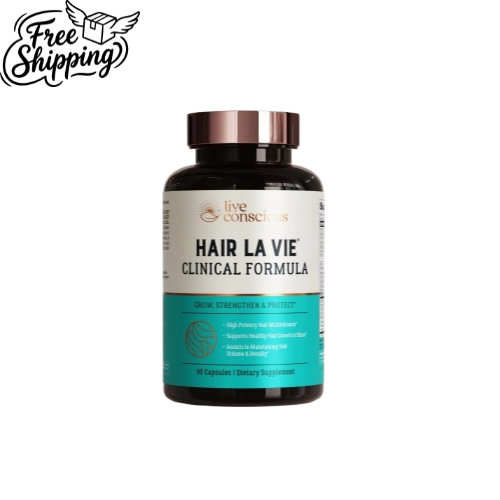 Hair La Vie Clinical Formula Hair Vitamins for Hair Regrowth, 90 Caps