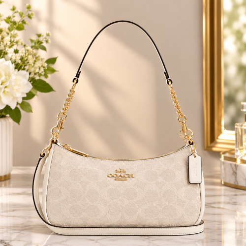 Coach Teri Shoulder Bag In Signature Canvas CV933