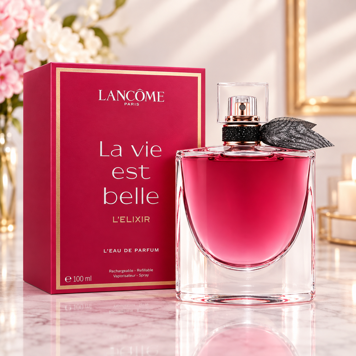 Lancome La Vie Est Belle L'Elixir 3.4oz100 ml EDP Spray Lady Perfume New In Box/