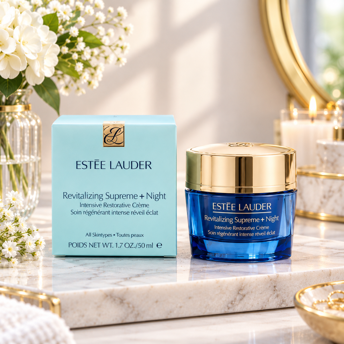 ESTEE LAUDER Revitalizing Supreme + Night Intensive Restorative Cream 1.7 oz
