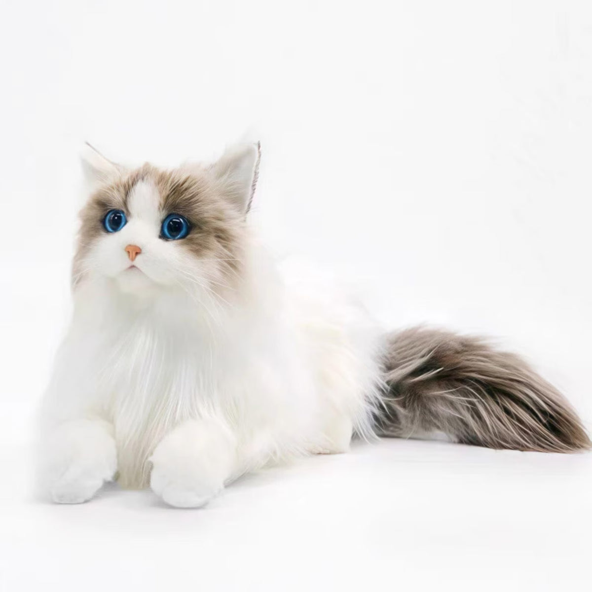 Realistic Calico Cat Plush | Weighted Cat Plush Toy | Companion Plush Animal