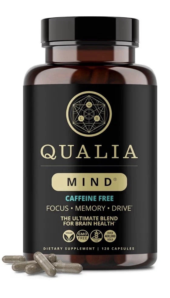 Authentic Qualia Mind Supplement Blend for Brain Health 120 Capsules