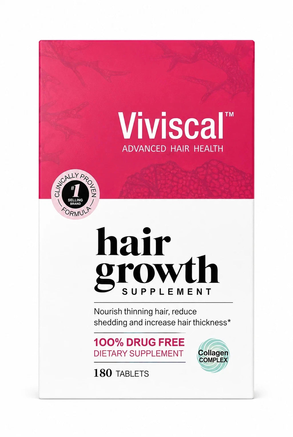 Viviscal Women’s Hair Growth Dietary Supplement – 180 Tablets