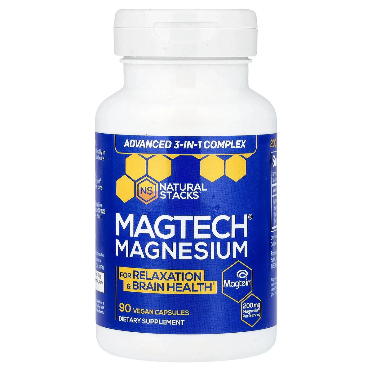MagTech Magnesium, 90 Vegan Capsules (66.6 mg per Capsule)
