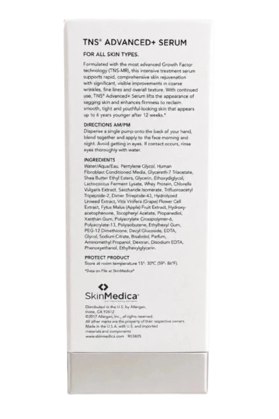 NEW SEAL SkinMedica TNS Advanced Serum - 1oz