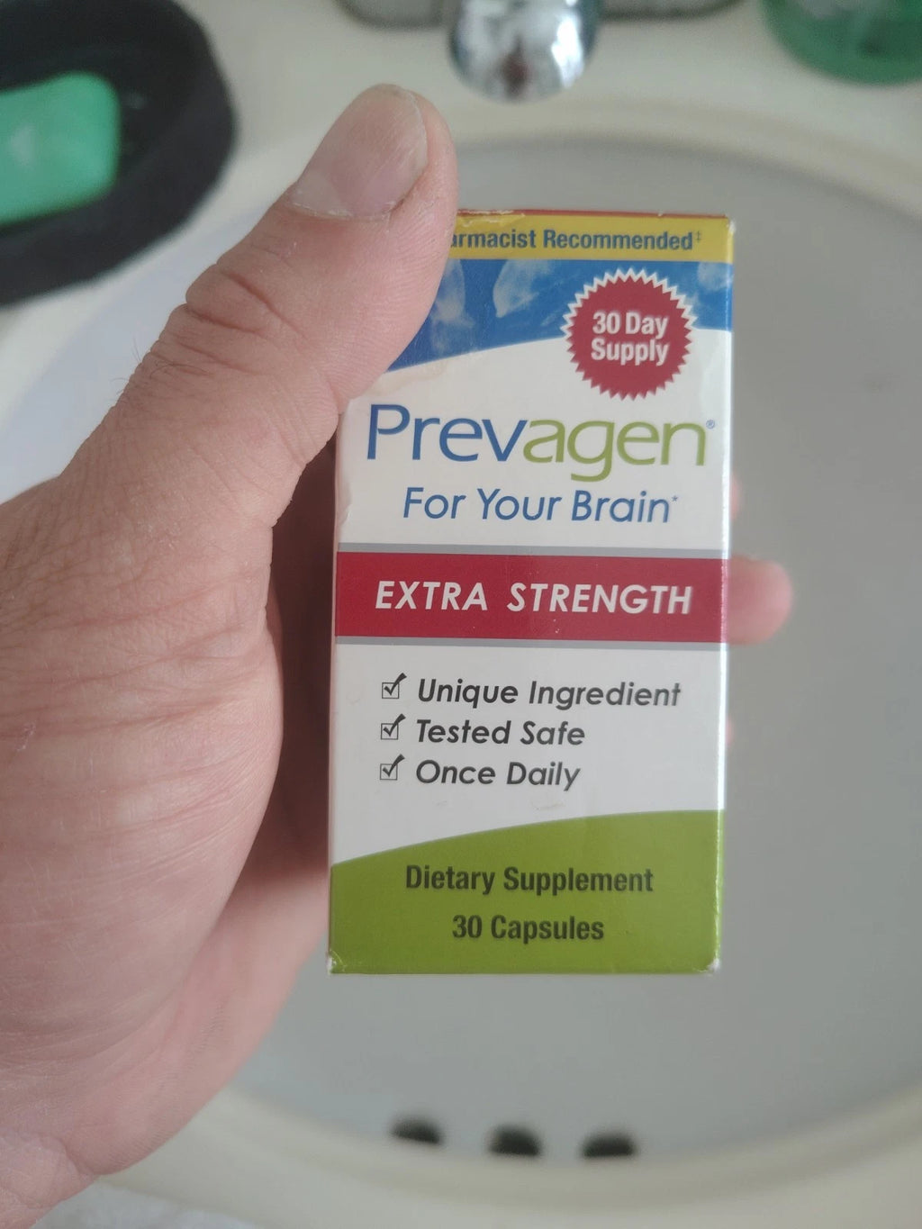 Prevagen Extra Strength 20mg Capsules - 30 Count.