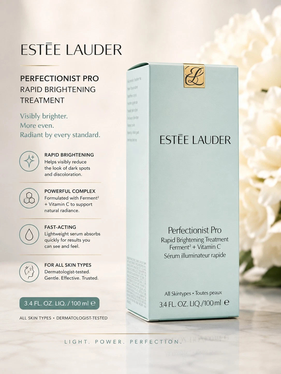 Estee Lauder Perfectionist Pro Rapid Brightening Treatment with Vit C 3.4 oz