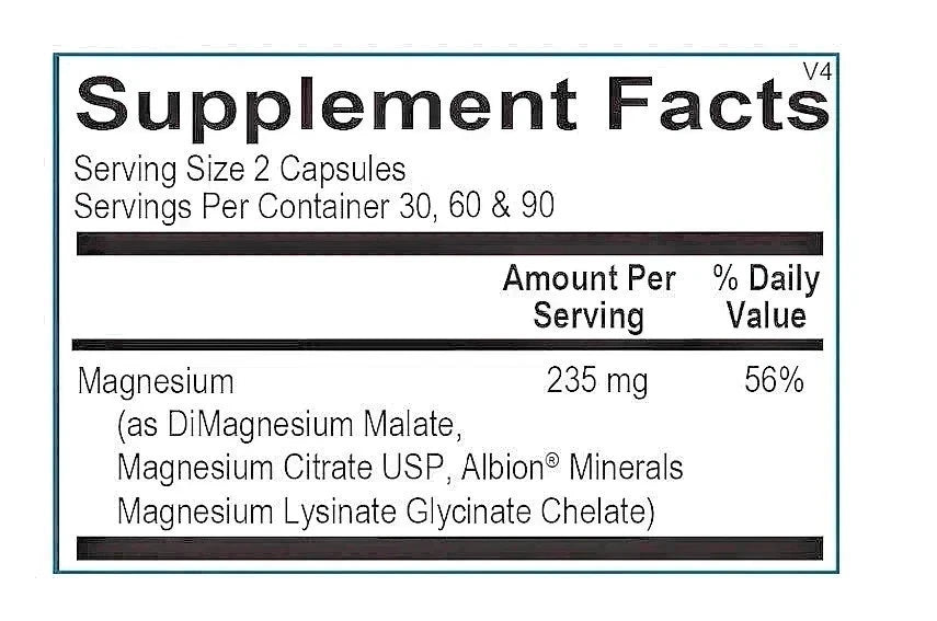 New Ortho Molecular Reacted Magnesium 120 Capsules