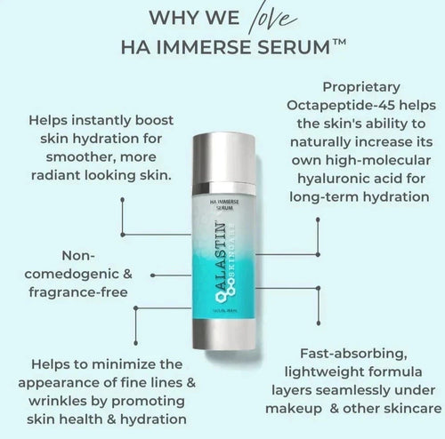 ALASTIN HA Immerse Serum 1.0 fl oz 29.6 mL – 2 Pack