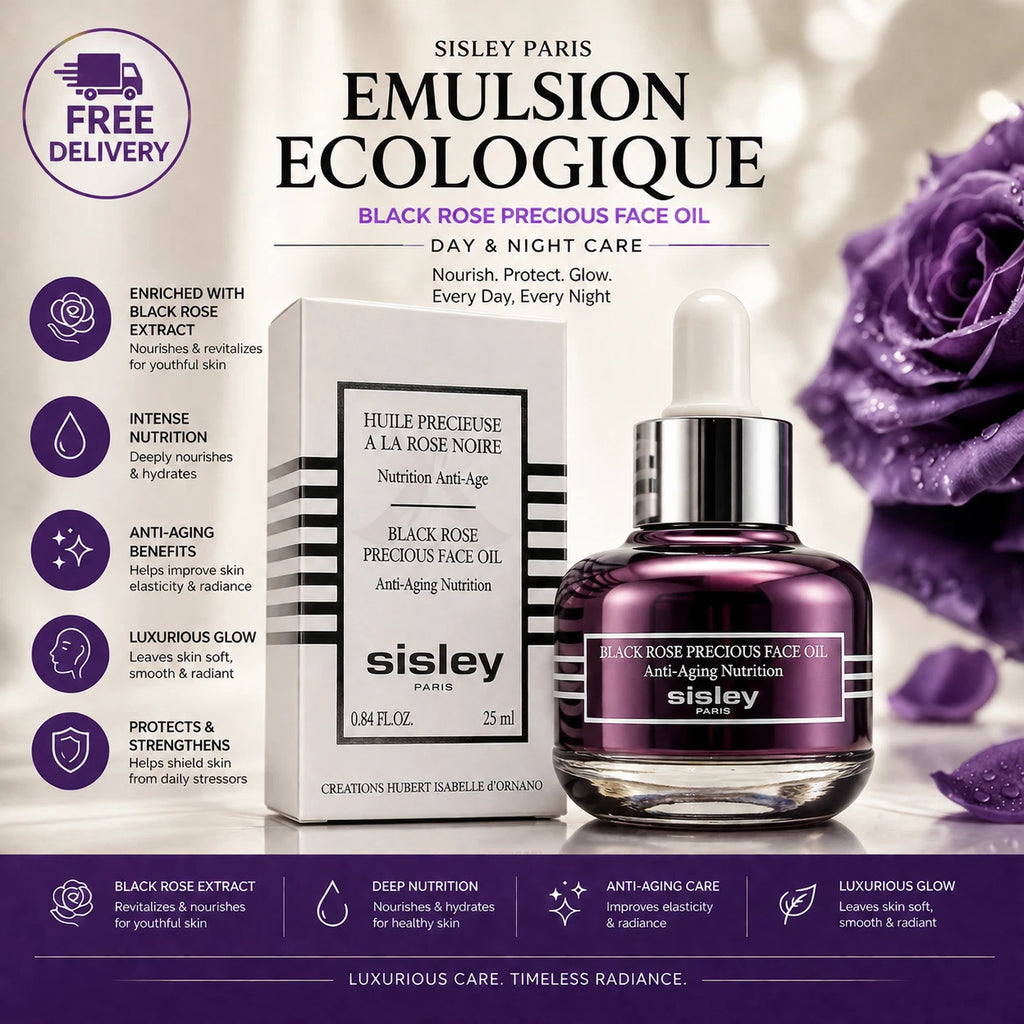 Sisley Black Rose Precious Face Oil 25ml 0.84oz New In Box Fresh Authentic