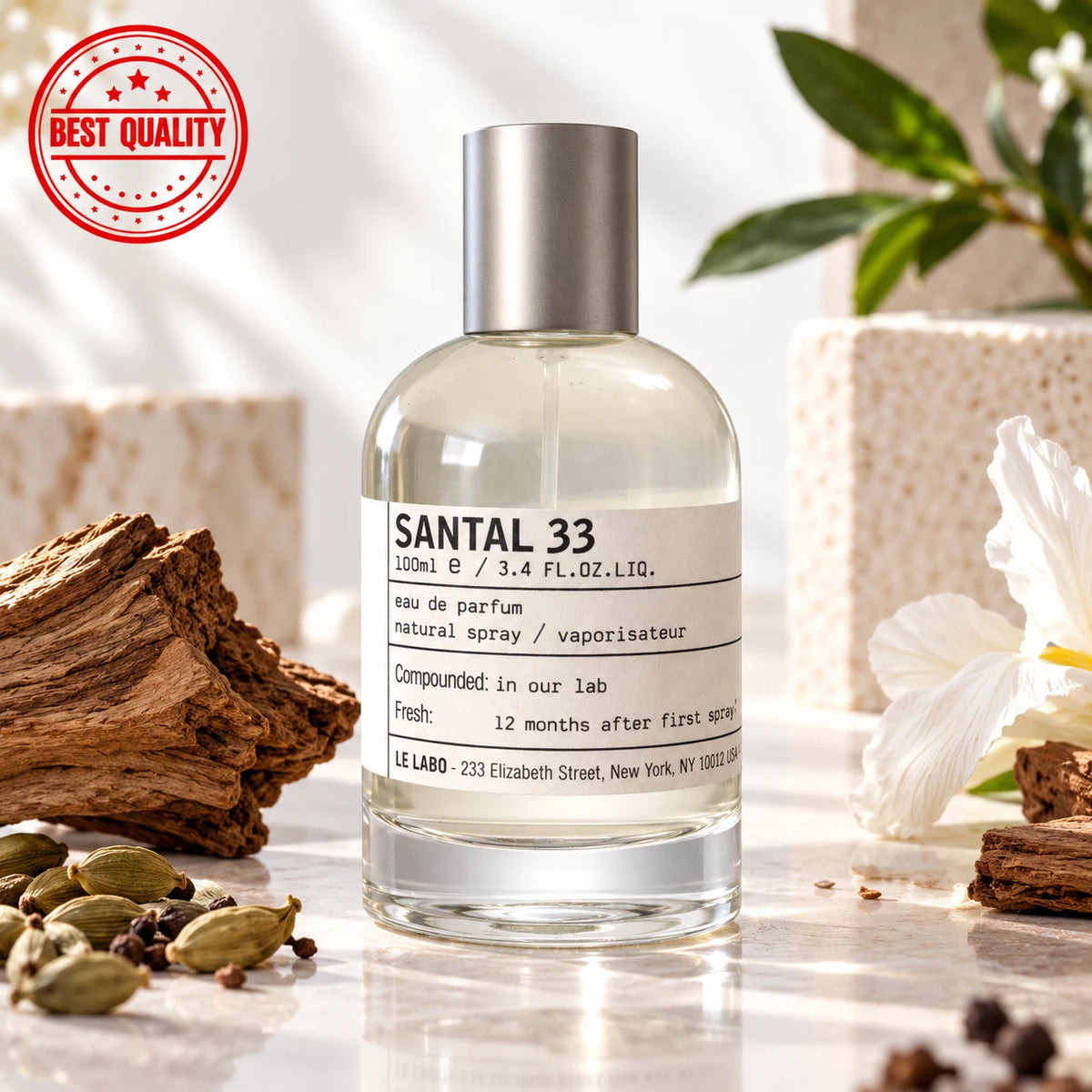 Le Labo Santal 33 Eau de Parfum 3.4 oz 100mL Unisex EDP