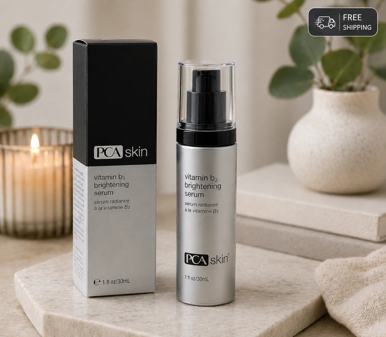 PCA Skin Vitamin B3 Brightening Serum 1 fl oz 30ml Niacinamide New Sealed