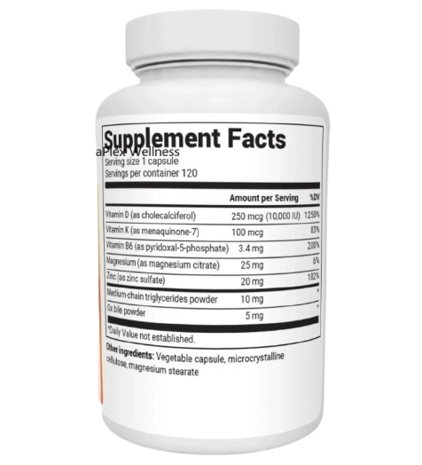 Dr. Berg's D3&K2 vitamins 10000 IU, 100micrograms per serving,120pills