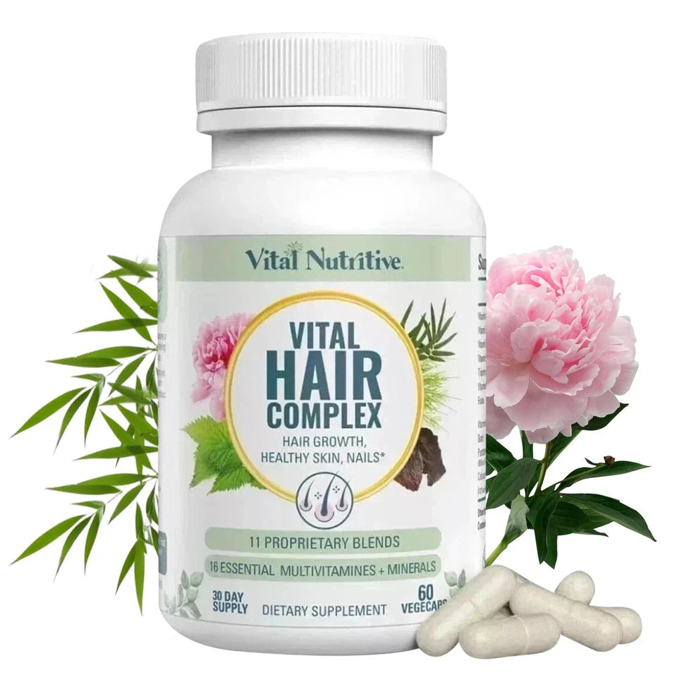 Vital Hair Complex – Biotin & Vitamin B Hair Vitamin for Women & Men 60 vegecaps