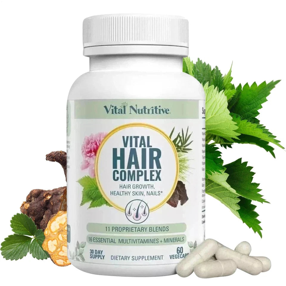 Vital Hair Complex – Biotin & Vitamin B Hair Vitamin for Women & Men 60 vegecaps