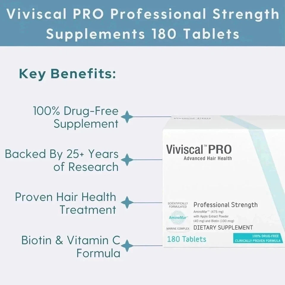Viviscal Pro Advanced Hair Health 180 Tablets
