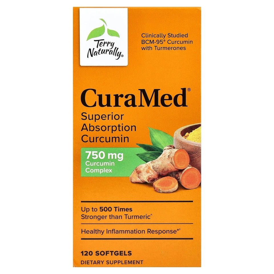Naturally, CuraMed, Superior Absorption Curcumin, 120 Softgels