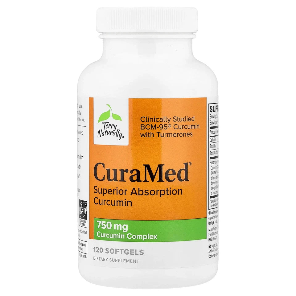 Naturally, CuraMed, Superior Absorption Curcumin, 120 Softgels