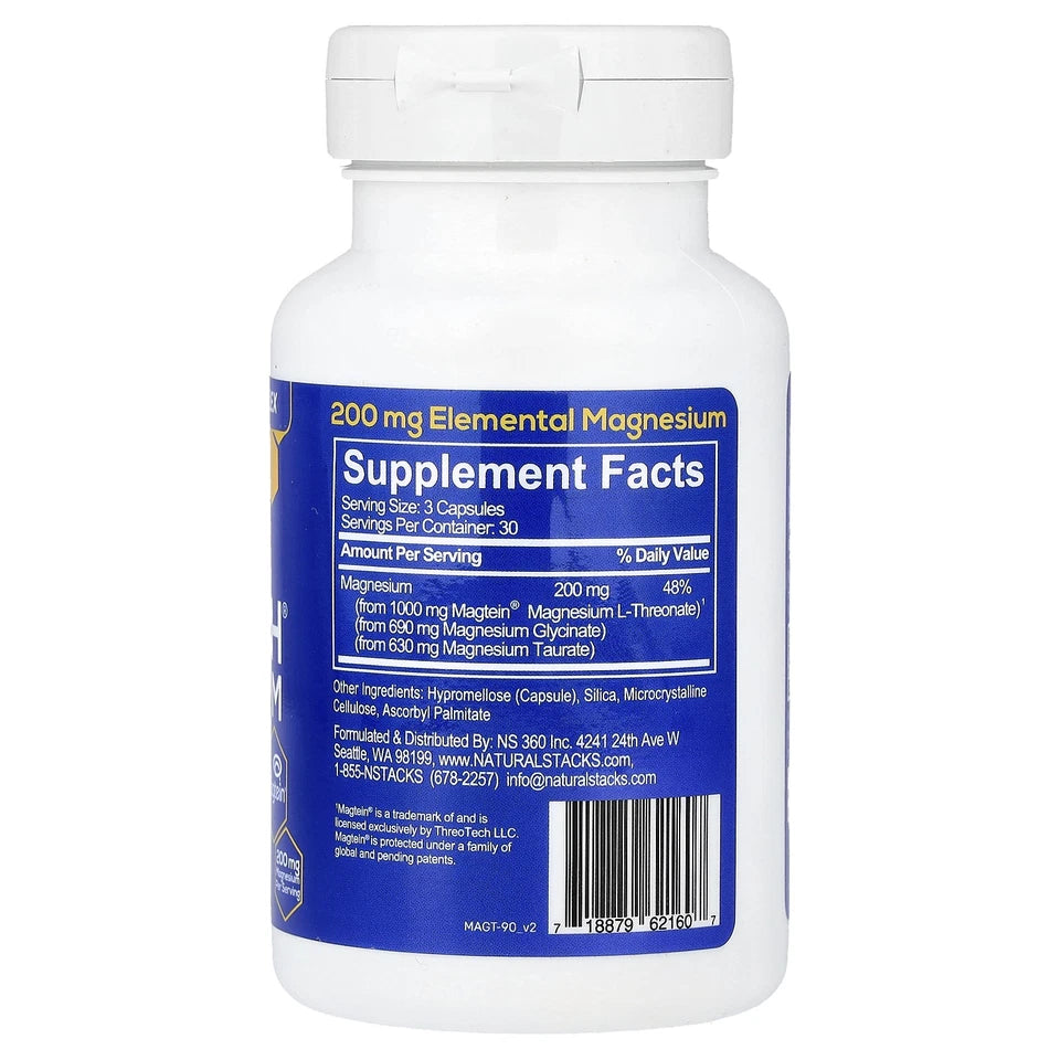 MagTech Magnesium, 90 Vegan Capsules (66.6 mg per Capsule)