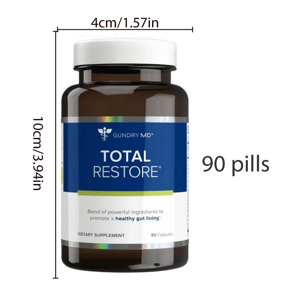 Gundry MD Total Restore Gut Health and Gut Lining Support Supplement (90 Caps)