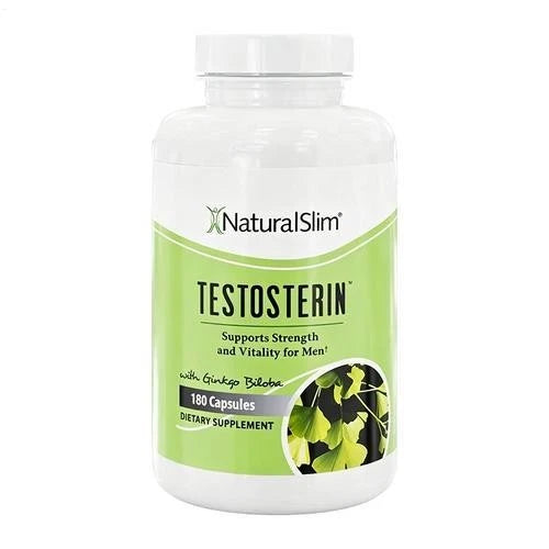 Men's NaturalSlim Testosterin Multivitamins Testosterone Booster 180 Capsules